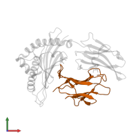 Beta-2-microglobulin in PDB entry 6vqe, assembly 1, front view.