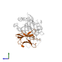 Beta-2-microglobulin in PDB entry 6vqe, assembly 1, side view.