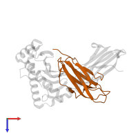 Beta-2-microglobulin in PDB entry 6vqe, assembly 1, top view.