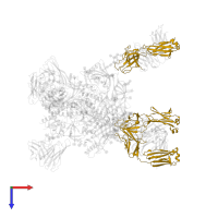 3H109L Fab light chain in PDB entry 6vzi, assembly 1, top view.