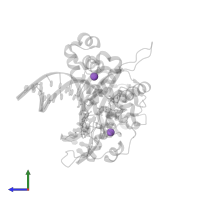 SODIUM ION in PDB entry 6w2m, assembly 1, side view.