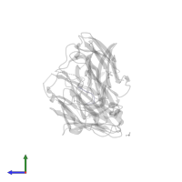 ACLYana-3-pTza peptide in PDB entry 6x1v, assembly 1, side view.