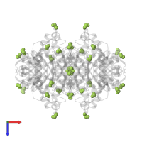 1,2-ETHANEDIOL in PDB entry 6y10, assembly 1, top view.