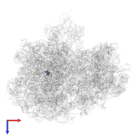 Modified residue 2MA in PDB entry 6yst, assembly 1, top view.