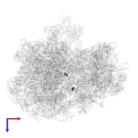 Modified residue 5MU in PDB entry 6yst, assembly 1, top view.