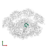 PsaE in PDB entry 6yxr, assembly 1, front view.