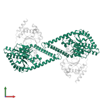 Dehydrodolichyl diphosphate synthase complex subunit DHDDS in PDB entry 6z1n, assembly 1, front view.