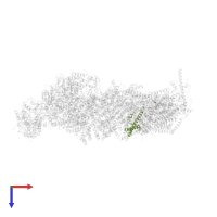 NADH dehydrogenase [ubiquinone] 1 subunit C2 in PDB entry 6zkc, assembly 1, top view.