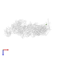 MYRISTIC ACID in PDB entry 6zkc, assembly 1, top view.