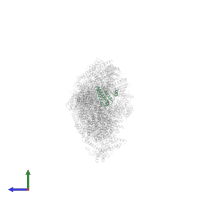 NADH dehydrogenase [ubiquinone] 1 alpha subcomplex subunit 6 in PDB entry 6zke, assembly 1, side view.