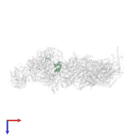 NADH dehydrogenase [ubiquinone] 1 alpha subcomplex subunit 6 in PDB entry 6zke, assembly 1, top view.