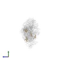 1,2-DIACYL-SN-GLYCERO-3-PHOSPHOCHOLINE in PDB entry 6zke, assembly 1, side view.