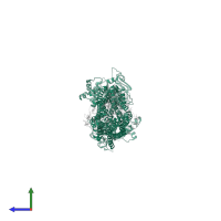 ATP-dependent translocase ABCB1 in PDB entry 7a6e, assembly 1, side view.