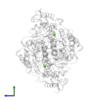 MAGNESIUM ION in PDB entry 7a9h, assembly 1, side view.