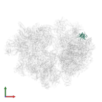 Peptidyl-prolyl cis-trans isomerase in PDB entry 7ane, assembly 1, front view.