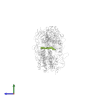 (2S)-3-hydroxypropane-1,2-diyl dihexadecanoate in PDB entry 7arh, assembly 1, side view.