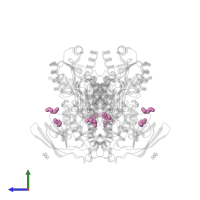 DI(HYDROXYETHYL)ETHER in PDB entry 7b02, assembly 1, side view.