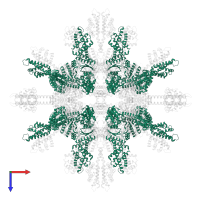 STAS domain-containing protein in PDB entry 7b0u, assembly 1, top view.