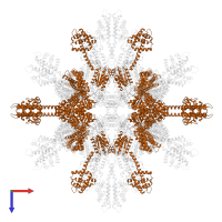 STAS domain-containing protein in PDB entry 7b0u, assembly 1, top view.
