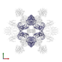 STAS domain-containing protein in PDB entry 7b0u, assembly 1, front view.