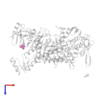 MALONATE ION in PDB entry 7b1a, assembly 1, top view.