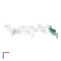 FI18195p1 in PDB entry 7b6r, assembly 1, top view.