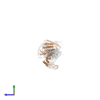 Trafficking protein particle complex subunit 11 in PDB entry 7b6r, assembly 1, side view.