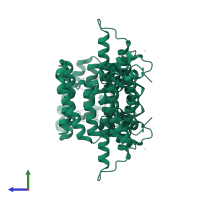 14-3-3 protein sigma in PDB entry 7ba7, assembly 1, side view.