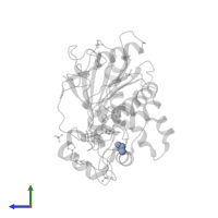 DIMETHYL SULFOXIDE in PDB entry 7bac, assembly 1, side view.