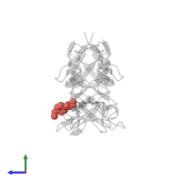 Modified residue 0A1 in PDB entry 7bgu, assembly 1, side view.