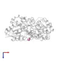 CARBONATE ION in PDB entry 7c6w, assembly 1, top view.