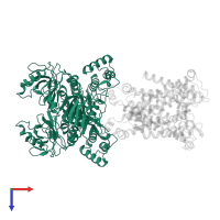 ABC transporter domain-containing protein in PDB entry 7cad, assembly 1, top view.