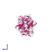 ABC transporter domain-containing protein in PDB entry 7cag, assembly 1, side view.