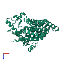 High affinity cAMP-specific and IBMX-insensitive 3',5'-cyclic phosphodiesterase 8A in PDB entry 7cwg, assembly 1, top view.