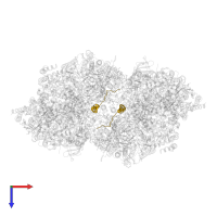 Photosystem II reaction center protein L in PDB entry 7d1u, assembly 1, top view.