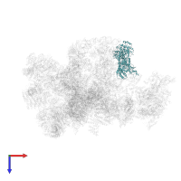 U3 small nucleolar RNA-associated protein 22 in PDB entry 7d4i, assembly 1, top view.