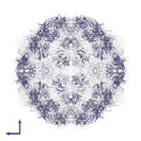 VP3 in PDB entry 7dpf, assembly 1, side view.