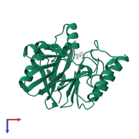 Metallo-beta-lactamase domain-containing protein in PDB entry 7dub, assembly 1, top view.