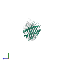 Ig-like domain-containing protein in PDB entry 7dzn, assembly 1, side view.