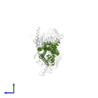 Glucagon-like peptide 1 receptor in PDB entry 7e14, assembly 1, side view.