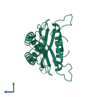 eIF-2-alpha kinase GCN2 in PDB entry 7e2m, assembly 1, side view.