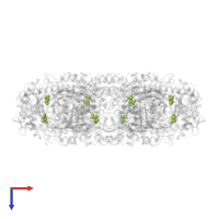 PHOSPHOENOLPYRUVATE in PDB entry 7e51, assembly 1, top view.