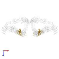 Trafficking protein particle complex subunit 31 in PDB entry 7e8s, assembly 1, top view.