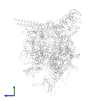 MAGNESIUM ION in PDB entry 7f0r, assembly 1, side view.