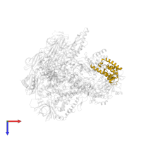 Putative RNA polymerase II subunit B1 CTD phosphatase RPAP2 in PDB entry 7f4g, assembly 1, top view.