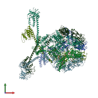 PDB entry 7fd5 coloured by chain, front view.