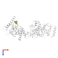 (2R)-(cyclopropylamino)(2,6-difluorophenyl)acetic acid in PDB entry 7fkr, assembly 1, top view.