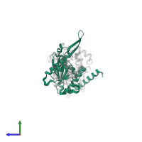 Pre-mRNA-splicing factor 8 in PDB entry 7fmt, assembly 1, side view.