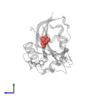 Modified residue CSD in PDB entry 7fpy, assembly 1, side view.