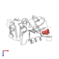 Modified residue CSD in PDB entry 7fpy, assembly 1, top view.